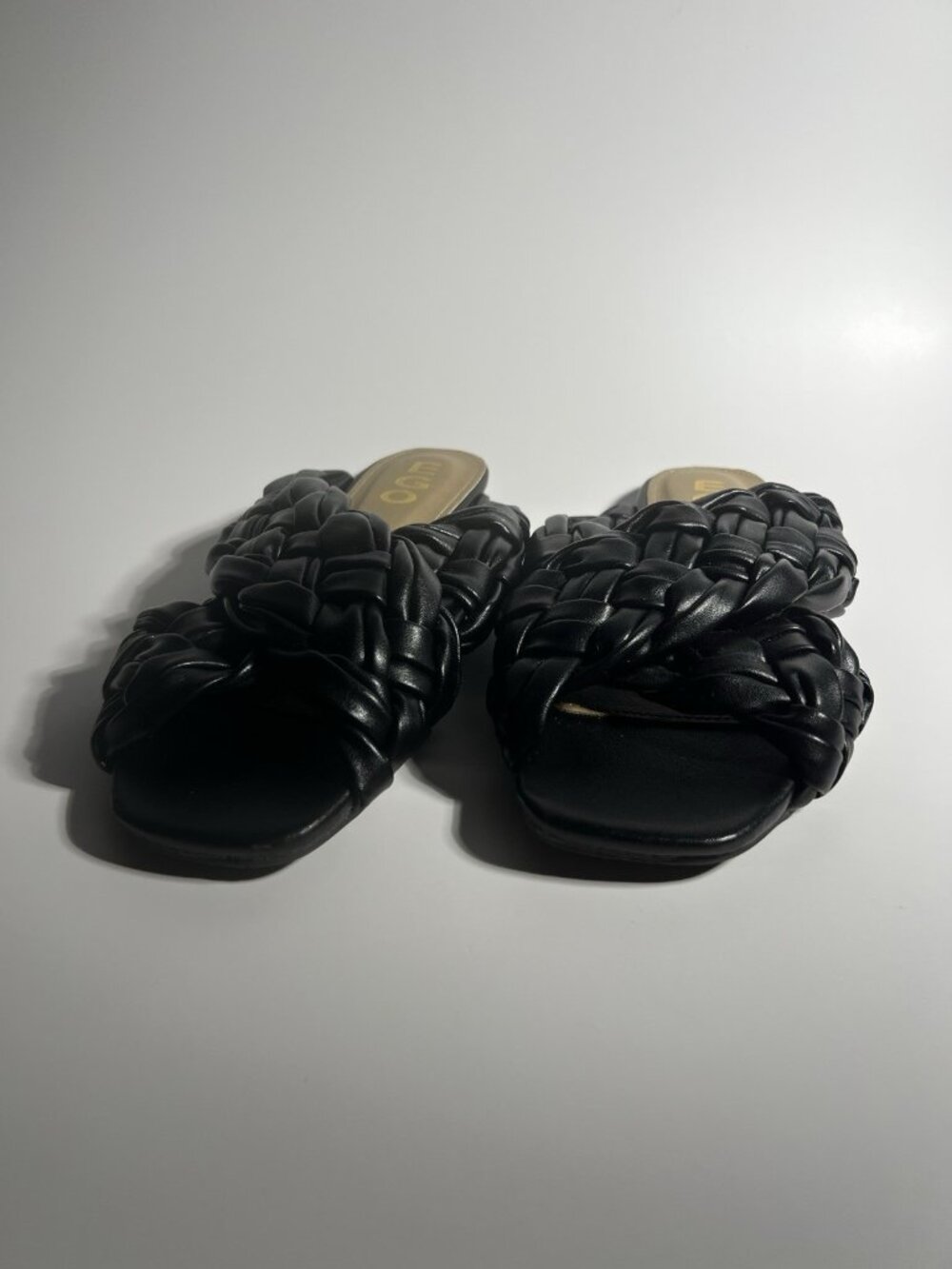 EGO Braided Slide Sandals Black Women’s UK 7 US 9 - Picture 8 of 10